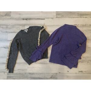 Lot of 2 Autumn Cashmere Kids Sweaters sz 12